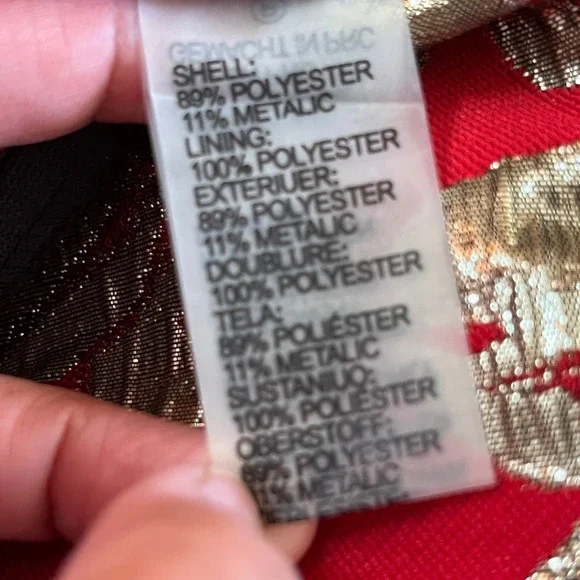 New Shani Women's Jacquard Boat Neck Tiered Dress size 16 Fit and Flare Regency - Picture 8 of 16